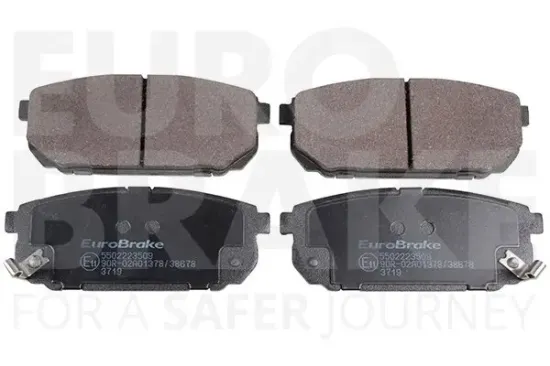 Bremsbelagsatz, Scheibenbremse Hinterachse EUROBRAKE 5502223509 Bild Bremsbelagsatz, Scheibenbremse Hinterachse EUROBRAKE 5502223509