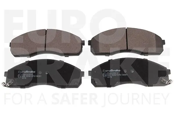 Bremsbelagsatz, Scheibenbremse Vorderachse EUROBRAKE 5502223512