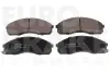 Bremsbelagsatz, Scheibenbremse Vorderachse EUROBRAKE 5502223512