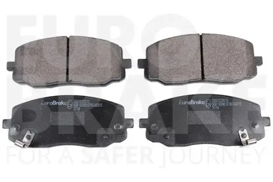 Bremsbelagsatz, Scheibenbremse Vorderachse EUROBRAKE 5502223513 Bild Bremsbelagsatz, Scheibenbremse Vorderachse EUROBRAKE 5502223513