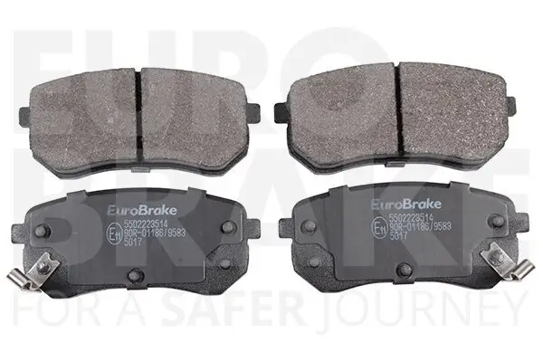 Bremsbelagsatz, Scheibenbremse Hinterachse EUROBRAKE 5502223514