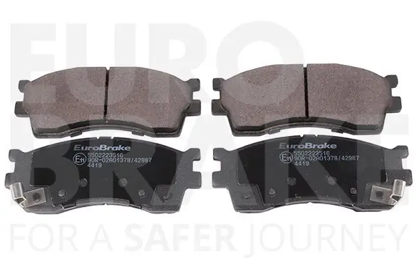 Bremsbelagsatz, Scheibenbremse EUROBRAKE 5502223516