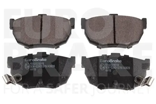 Bremsbelagsatz, Scheibenbremse EUROBRAKE 5502223518 Bild Bremsbelagsatz, Scheibenbremse EUROBRAKE 5502223518