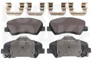 Bremsbelagsatz, Scheibenbremse EUROBRAKE 5502223525