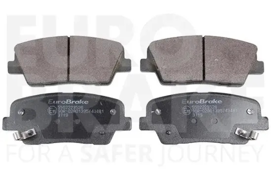 Bremsbelagsatz, Scheibenbremse EUROBRAKE 5502223526 Bild Bremsbelagsatz, Scheibenbremse EUROBRAKE 5502223526