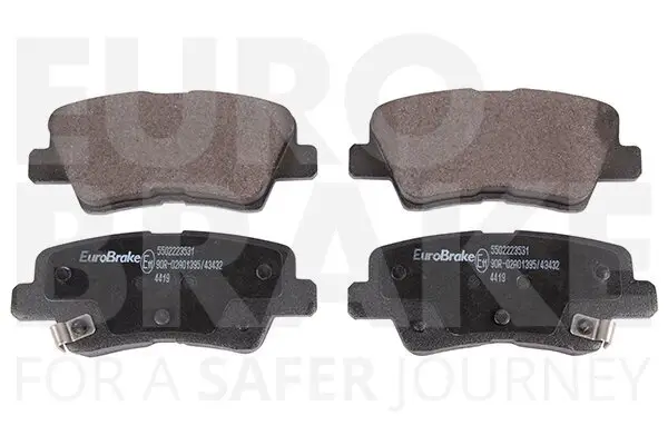 Bremsbelagsatz, Scheibenbremse EUROBRAKE 5502223531