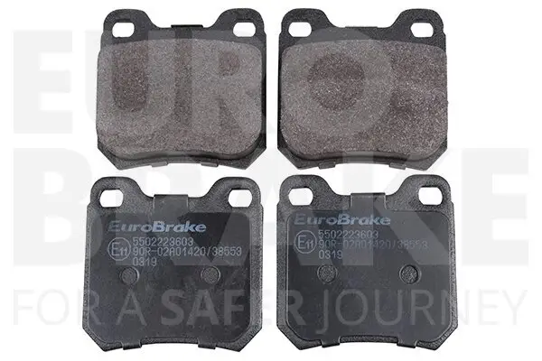 Bremsbelagsatz, Scheibenbremse Hinterachse EUROBRAKE 5502223603