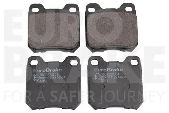 Bremsbelagsatz, Scheibenbremse Hinterachse EUROBRAKE 5502223604 Bild Bremsbelagsatz, Scheibenbremse Hinterachse EUROBRAKE 5502223604