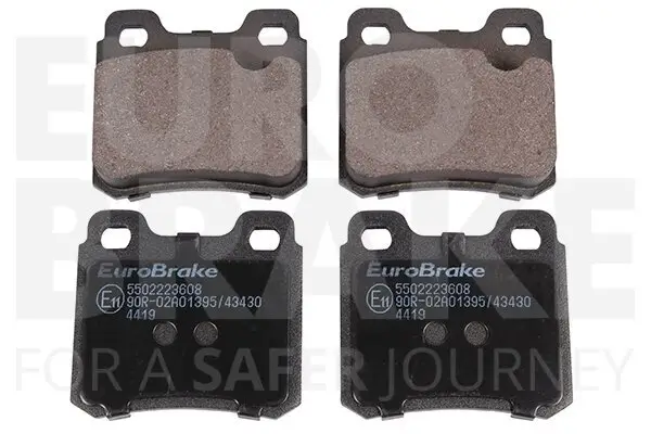 Bremsbelagsatz, Scheibenbremse Hinterachse EUROBRAKE 5502223608
