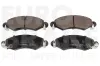 Bremsbelagsatz, Scheibenbremse Vorderachse EUROBRAKE 5502223623