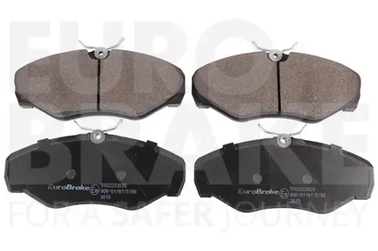 Bremsbelagsatz, Scheibenbremse Vorderachse EUROBRAKE 5502223626 Bild Bremsbelagsatz, Scheibenbremse Vorderachse EUROBRAKE 5502223626