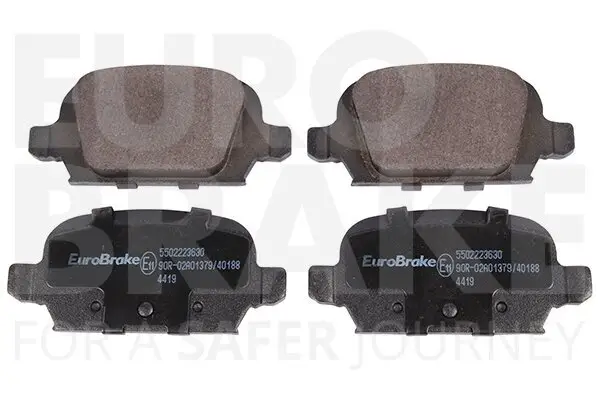 Bremsbelagsatz, Scheibenbremse Hinterachse EUROBRAKE 5502223630