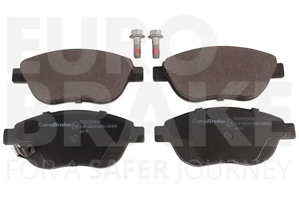 Bremsbelagsatz, Scheibenbremse Vorderachse EUROBRAKE 5502223636