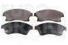 Bremsbelagsatz, Scheibenbremse Vorderachse EUROBRAKE 5502223644