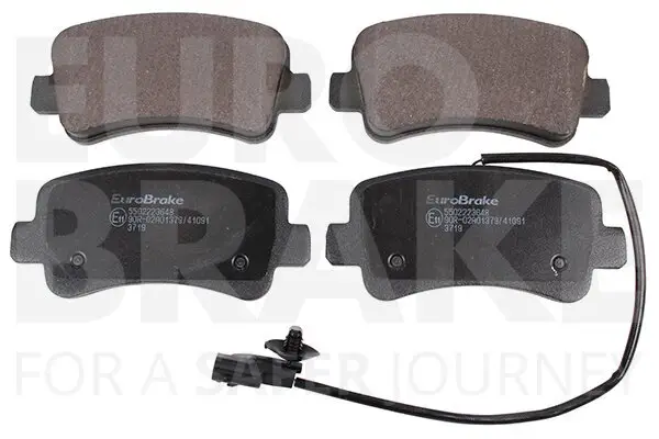 Bremsbelagsatz, Scheibenbremse EUROBRAKE 5502223648