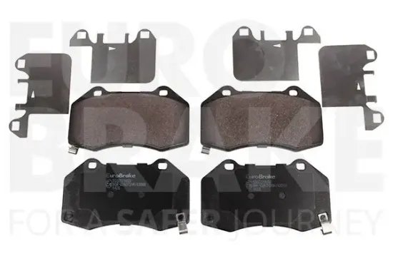 Bremsbelagsatz, Scheibenbremse Vorderachse EUROBRAKE 5502223650 Bild Bremsbelagsatz, Scheibenbremse Vorderachse EUROBRAKE 5502223650