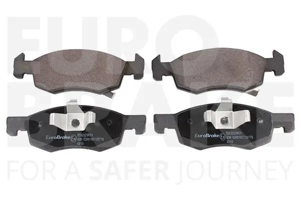 Bremsbelagsatz, Scheibenbremse Vorderachse EUROBRAKE 5502223651