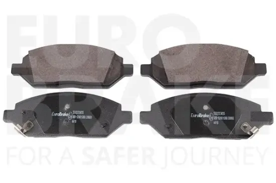Bremsbelagsatz, Scheibenbremse Vorderachse EUROBRAKE 5502223655 Bild Bremsbelagsatz, Scheibenbremse Vorderachse EUROBRAKE 5502223655