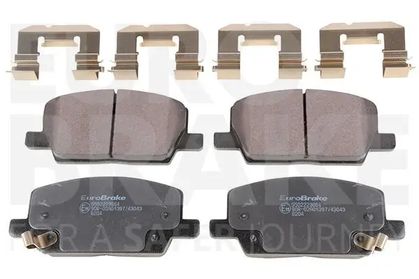 Bremsbelagsatz, Scheibenbremse Vorderachse EUROBRAKE 5502223664
