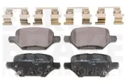 Bremsbelagsatz, Scheibenbremse Hinterachse EUROBRAKE 5502223665
