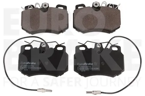 Bremsbelagsatz, Scheibenbremse Vorderachse EUROBRAKE 5502223713 Bild Bremsbelagsatz, Scheibenbremse Vorderachse EUROBRAKE 5502223713