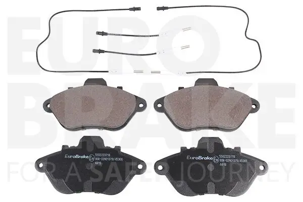 Bremsbelagsatz, Scheibenbremse Vorderachse EUROBRAKE 5502223718