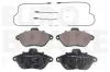 Bremsbelagsatz, Scheibenbremse Vorderachse EUROBRAKE 5502223718