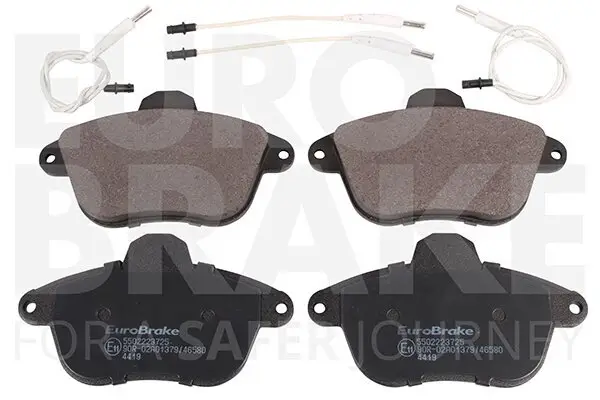 Bremsbelagsatz, Scheibenbremse Vorderachse EUROBRAKE 5502223725