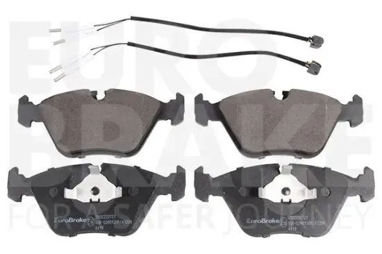 Bremsbelagsatz, Scheibenbremse Vorderachse EUROBRAKE 5502223727 Bild Bremsbelagsatz, Scheibenbremse Vorderachse EUROBRAKE 5502223727