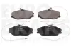 Bremsbelagsatz, Scheibenbremse Vorderachse EUROBRAKE 5502223730