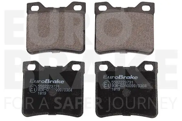 Bremsbelagsatz, Scheibenbremse Hinterachse EUROBRAKE 5502223731