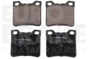 Bremsbelagsatz, Scheibenbremse Hinterachse EUROBRAKE 5502223731