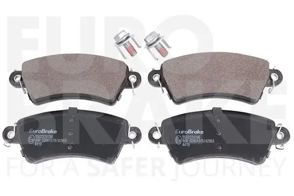 Bremsbelagsatz, Scheibenbremse Vorderachse EUROBRAKE 5502223736
