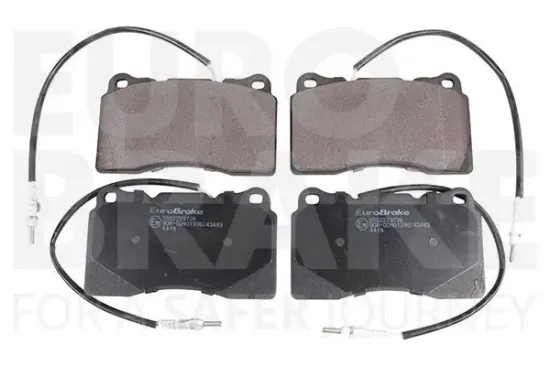 Bremsbelagsatz, Scheibenbremse Vorderachse EUROBRAKE 5502223738 Bild Bremsbelagsatz, Scheibenbremse Vorderachse EUROBRAKE 5502223738
