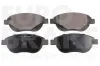 Bremsbelagsatz, Scheibenbremse EUROBRAKE 5502223740