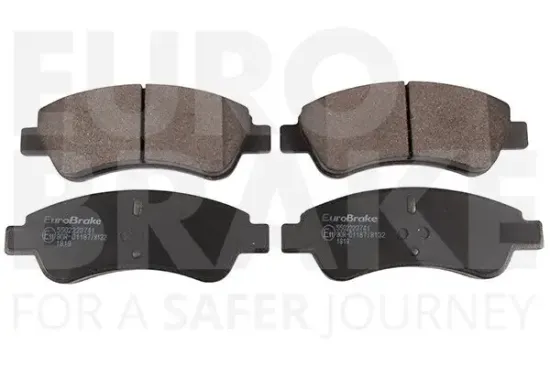 Bremsbelagsatz, Scheibenbremse EUROBRAKE 5502223741 Bild Bremsbelagsatz, Scheibenbremse EUROBRAKE 5502223741