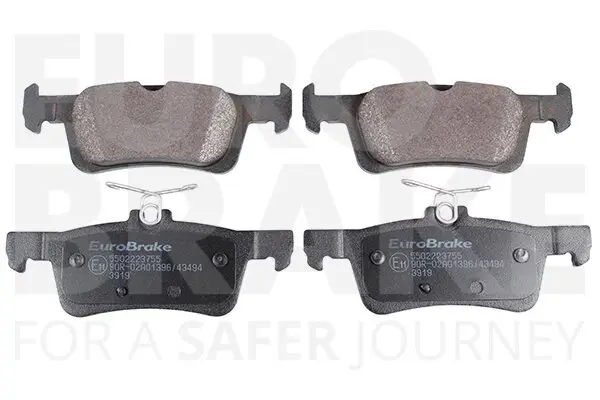 Bremsbelagsatz, Scheibenbremse Hinterachse EUROBRAKE 5502223755