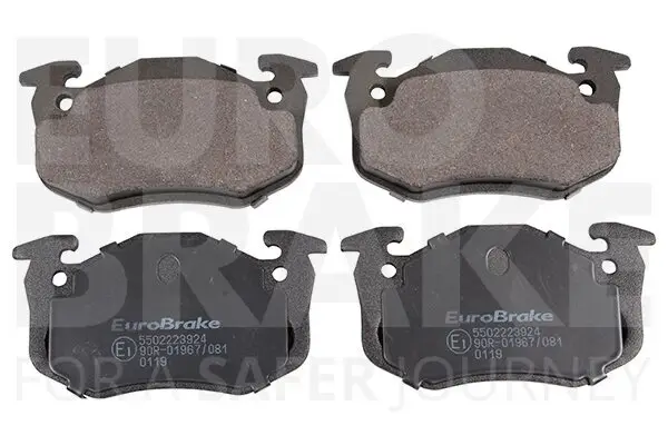 Bremsbelagsatz, Scheibenbremse Vorderachse EUROBRAKE 5502223924