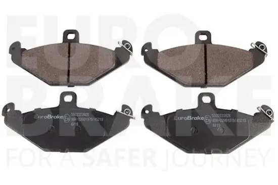Bremsbelagsatz, Scheibenbremse Hinterachse EUROBRAKE 5502223926 Bild Bremsbelagsatz, Scheibenbremse Hinterachse EUROBRAKE 5502223926