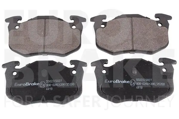 Bremsbelagsatz, Scheibenbremse Hinterachse EUROBRAKE 5502223927