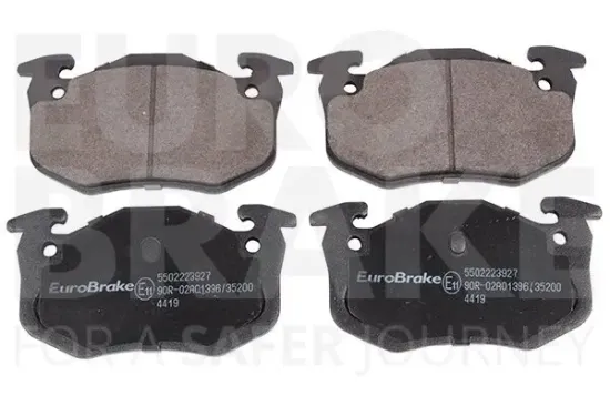 Bremsbelagsatz, Scheibenbremse Hinterachse EUROBRAKE 5502223927 Bild Bremsbelagsatz, Scheibenbremse Hinterachse EUROBRAKE 5502223927
