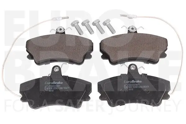 Bremsbelagsatz, Scheibenbremse Vorderachse EUROBRAKE 5502223931
