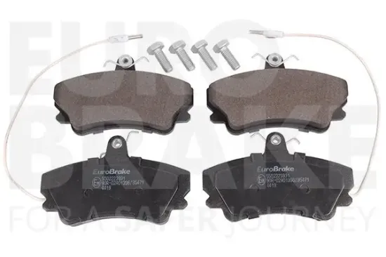 Bremsbelagsatz, Scheibenbremse Vorderachse EUROBRAKE 5502223931 Bild Bremsbelagsatz, Scheibenbremse Vorderachse EUROBRAKE 5502223931