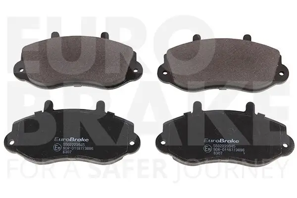 Bremsbelagsatz, Scheibenbremse Vorderachse EUROBRAKE 5502223945