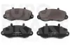 Bremsbelagsatz, Scheibenbremse Vorderachse EUROBRAKE 5502223945