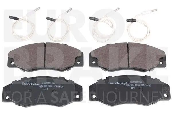 Bremsbelagsatz, Scheibenbremse Vorderachse EUROBRAKE 5502223950