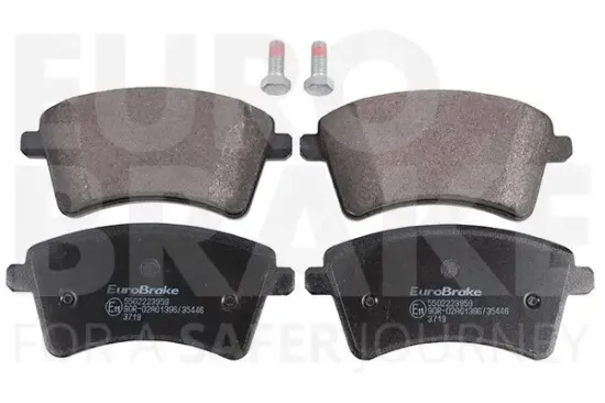 Bremsbelagsatz, Scheibenbremse Vorderachse EUROBRAKE 5502223959 Bild Bremsbelagsatz, Scheibenbremse Vorderachse EUROBRAKE 5502223959