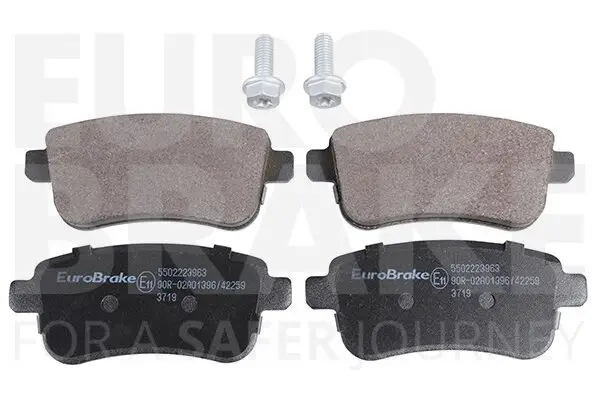 Bremsbelagsatz, Scheibenbremse Hinterachse EUROBRAKE 5502223963