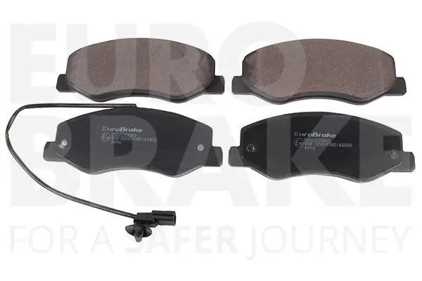 Bremsbelagsatz, Scheibenbremse Hinterachse EUROBRAKE 5502223965