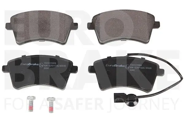 Bremsbelagsatz, Scheibenbremse Vorderachse EUROBRAKE 5502223968